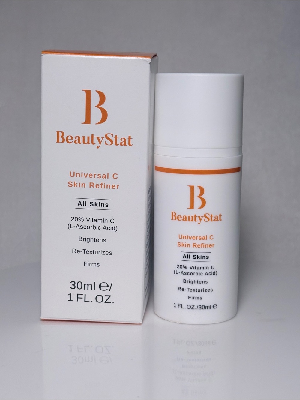 BeautyStat Universal C Skin Refiner — White & Orange